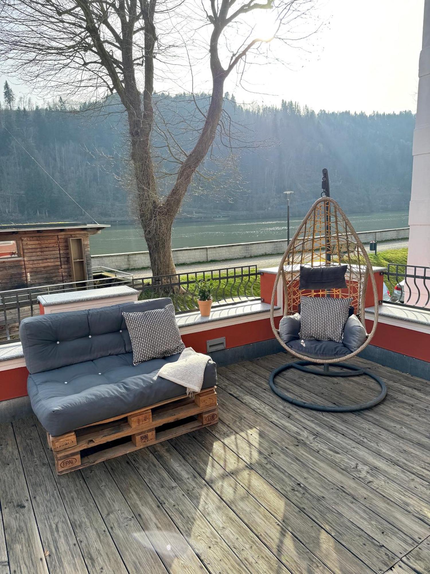 Terrassenwohnung Mit Donaublick Obernzell Zewnętrze zdjęcie